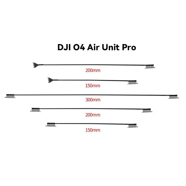 DJI Air Unit O4 Pro Straight-to-Right-Angle Coaxial Cable (150mm)